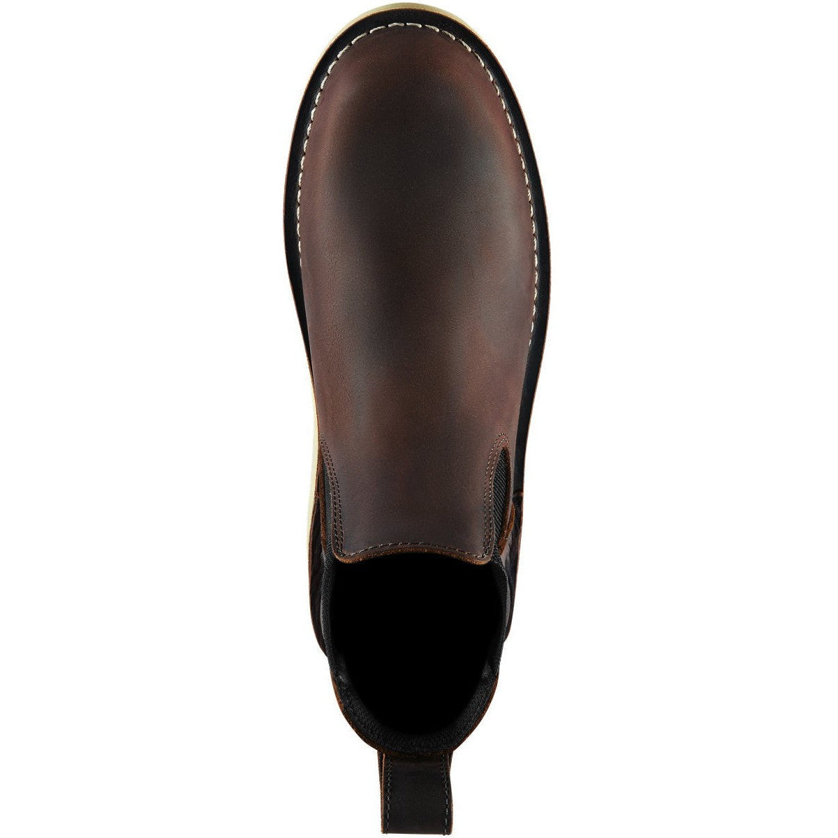 Danner Women Bull Run 5" Plain Toe Slip Resist Work Boot -Brown- 15482  - Overlook Boots