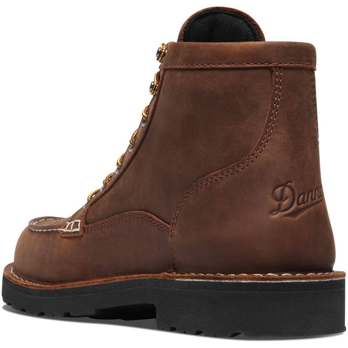 Danner Men's Bull Run GORE-TEX® 6" Steel Toe Waterproof Work Boot - Tobacco - 15593 - Overlook Boots