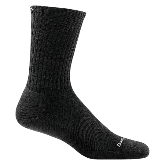 Men's Darn Tough Standard Crew Lightweight Lifestyle Socks - 1680 - 3 PACK Medium / Graphite - Overlook Boots