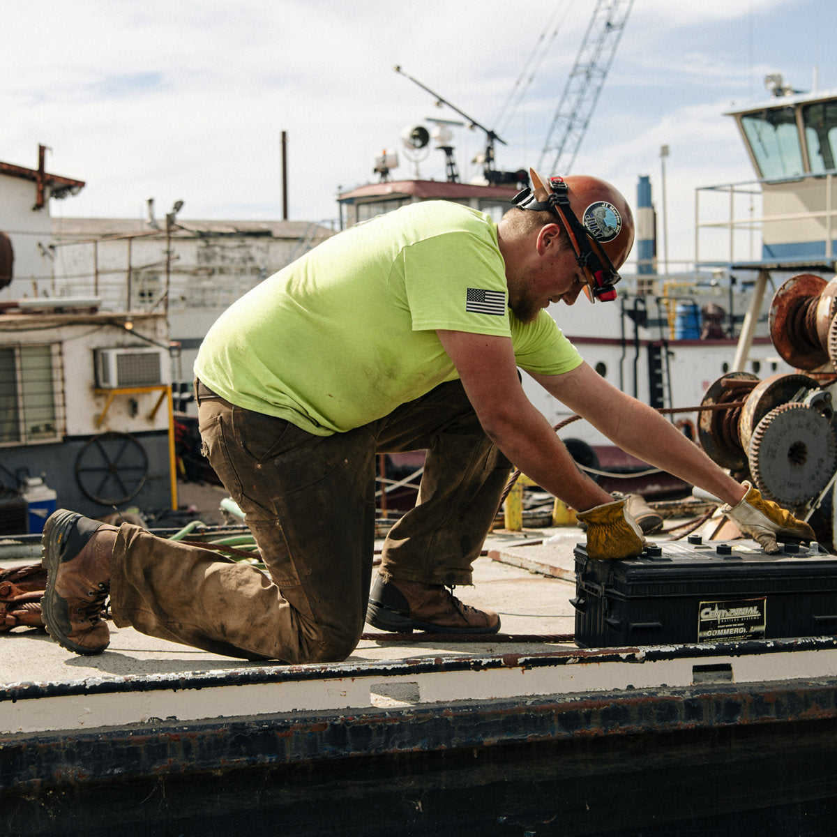 Danner Men's Stronghold 6" Composite Toe Waterproof Work Boot -Brown- 16723 - Overlook Boots
