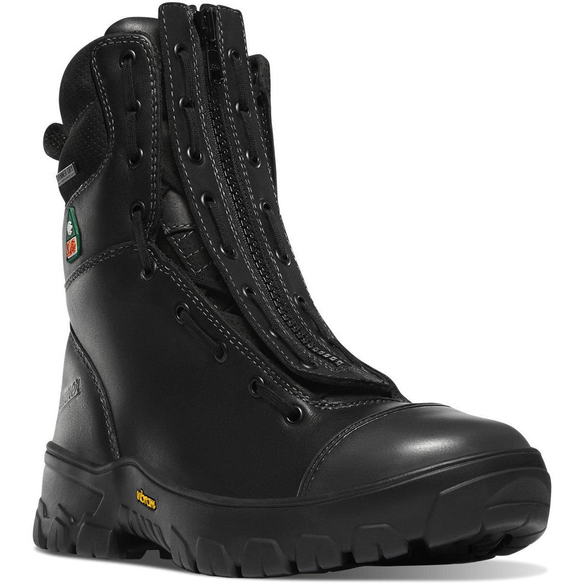 Danner Men's Modern Firefighter 8" Composite Toe Waterproof Duty Boot -Black- 18051 - Overlook Boots