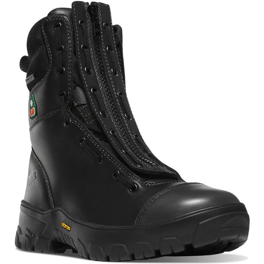 Danner Men's Modern Firefighter 8" Composite Toe Waterproof Duty Boot -Black- 18051 - Overlook Boots