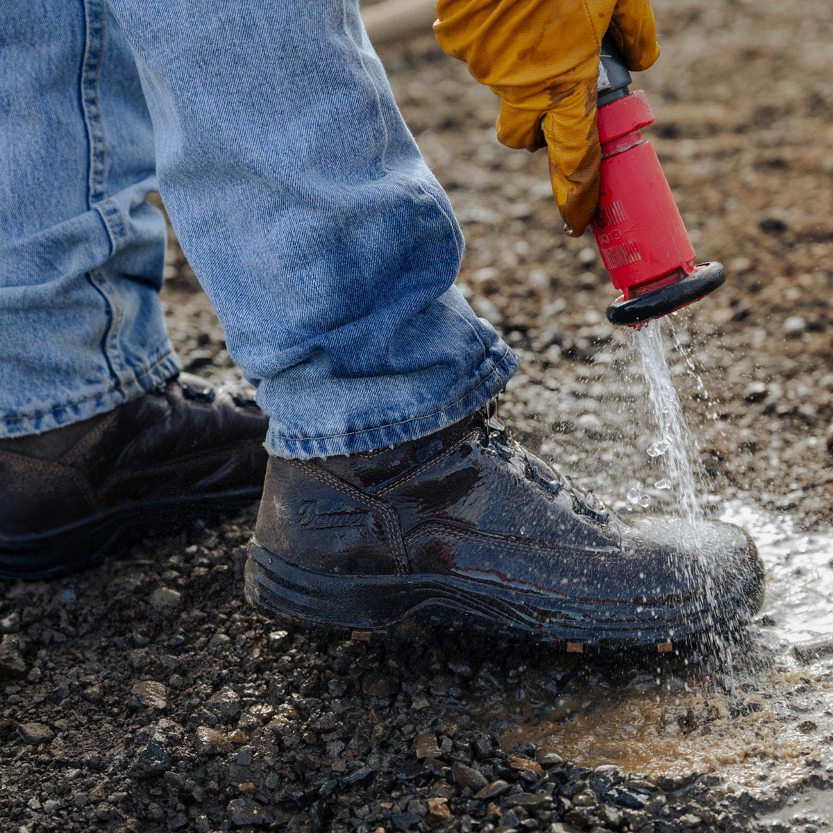 Danner Men's Caliper BOA 6" Aluminum Toe Waterproof Work Boot - Brown - 19420 - Overlook Boots