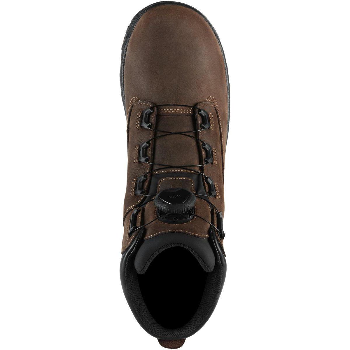 Danner Men's Caliper BOA 6" Aluminum Toe Waterproof Work Boot - Brown - 19420 - Overlook Boots