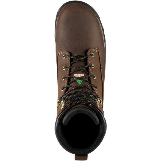 Danner Men's Caliper 8" Aluminum Toe Waterproof Lace Up Work Boot- Brown- 19463 - Overlook Boots