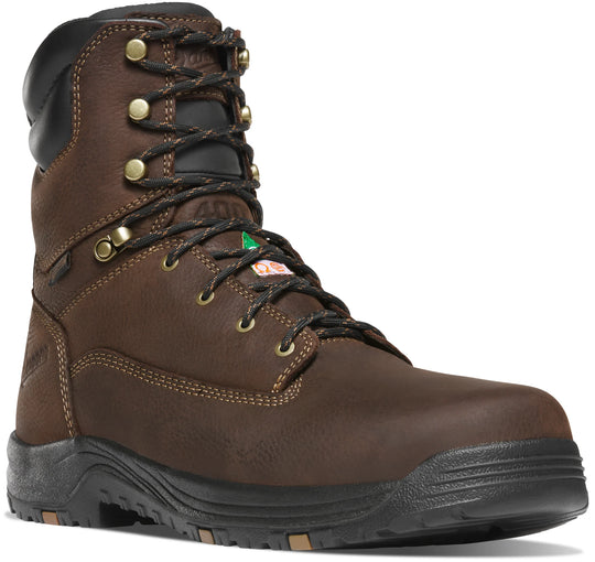 Danner Men's Caliper CSA 8" 400G Ins Waterproof Aluminum Toe Work Boot - Brown - 19464