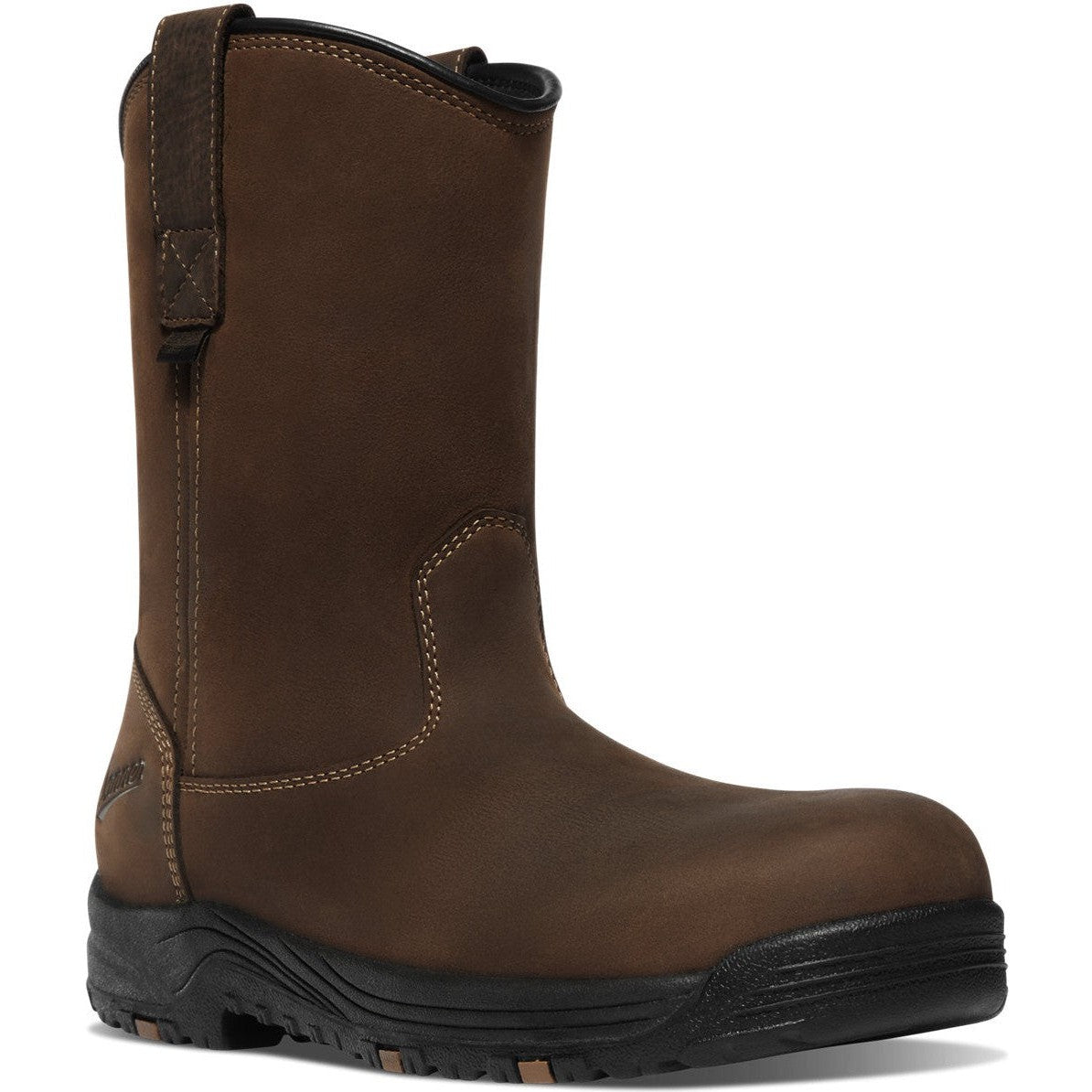 Danner Men's Caliper 10" Plain Toe Waterproof Wellington Work Boot -Brown- 19490 - Overlook Boots