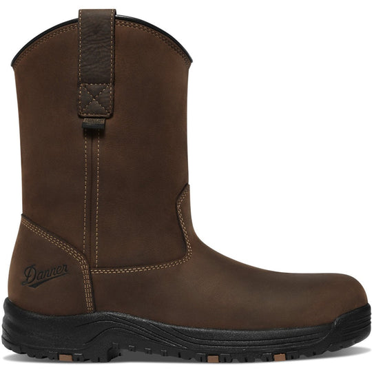 Danner Men's Caliper 10" Plain Toe Waterproof Wellington Work Boot -Brown- 19490 7.0 / Medium / Brown - Overlook Boots