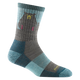 Women's Darn Tough Bear Town Micro Crew Lightweight Hiking Socks - 1970 - 3 PACK Small / Aqua - Overlook Boots