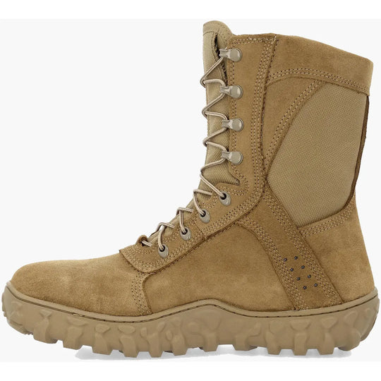 Rocky Men's USMC S2V 8" Steel Toe Military Boot- Brown- RKC192 - Overlook Boots