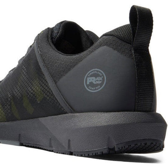 Timberland Pro Men's Radius Composite Toe Work Sneaker Shoe- Black- TB1A27X5001 - Overlook Boots