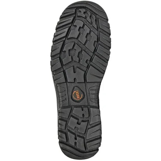 Hoss Men's Comp Toe Waterproof Metguard Chelsea Work Boot- Brown- 50440 - Overlook Boots