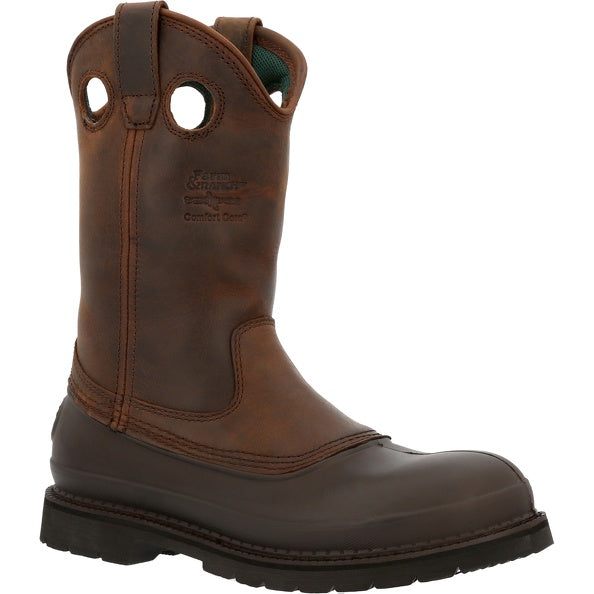 Georgia Men's Muddog Wellington Work Boot - Brown - G5514 - Overlook Boots