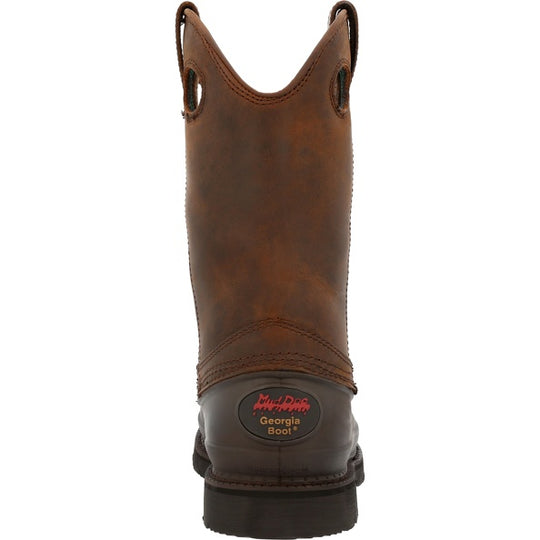 Georgia Men's Muddog Wellington Work Boot - Brown - G5514 - Overlook Boots