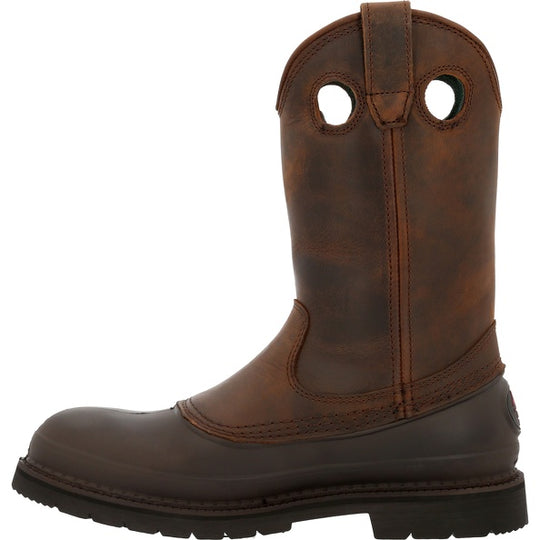 Georgia Men's Muddog Wellington Work Boot - Brown - G5514 - Overlook Boots
