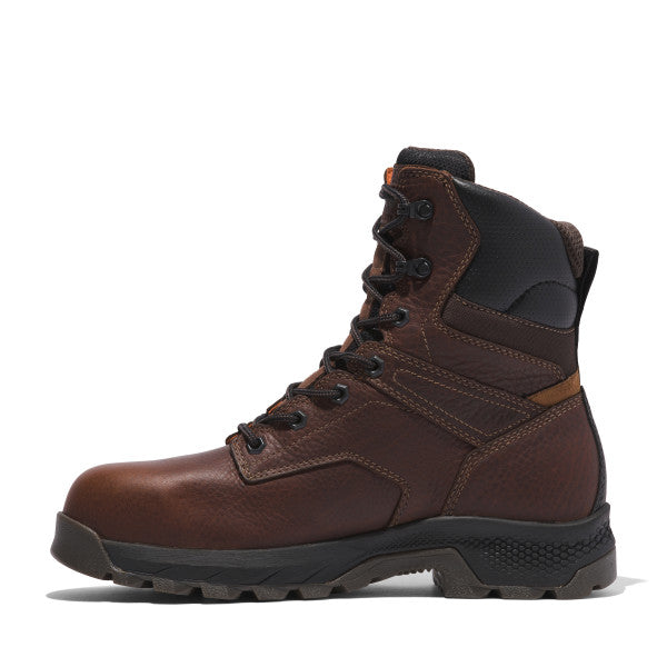 Timberland Pro Men's Titan Ev 8" Comp Toe WP Work Boot - Brown - TB0A5U4Y214  - Overlook Boots