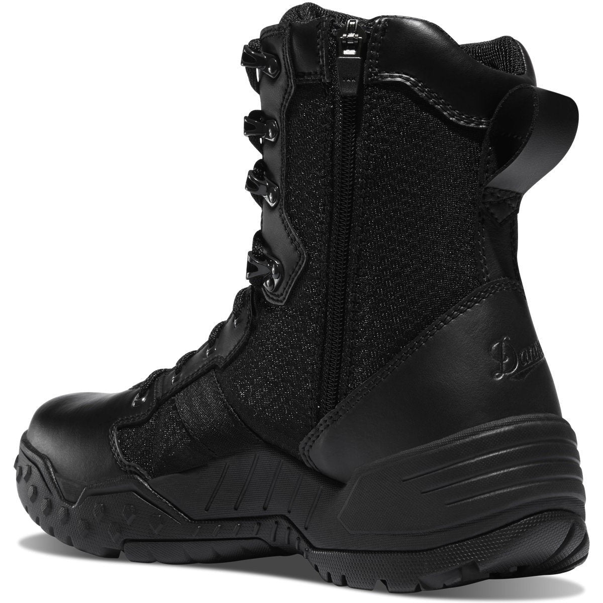 Danner Men's Scorch 8" Side Zip Duty Boot -Black- 25732  - Overlook Boots
