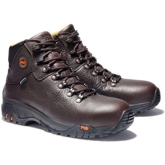 Timberland Pro Men's Titan Alloy Toe WP Slip Resist Work Boot -Brown- TB185520214 7 / Medium / Brown - Overlook Boots