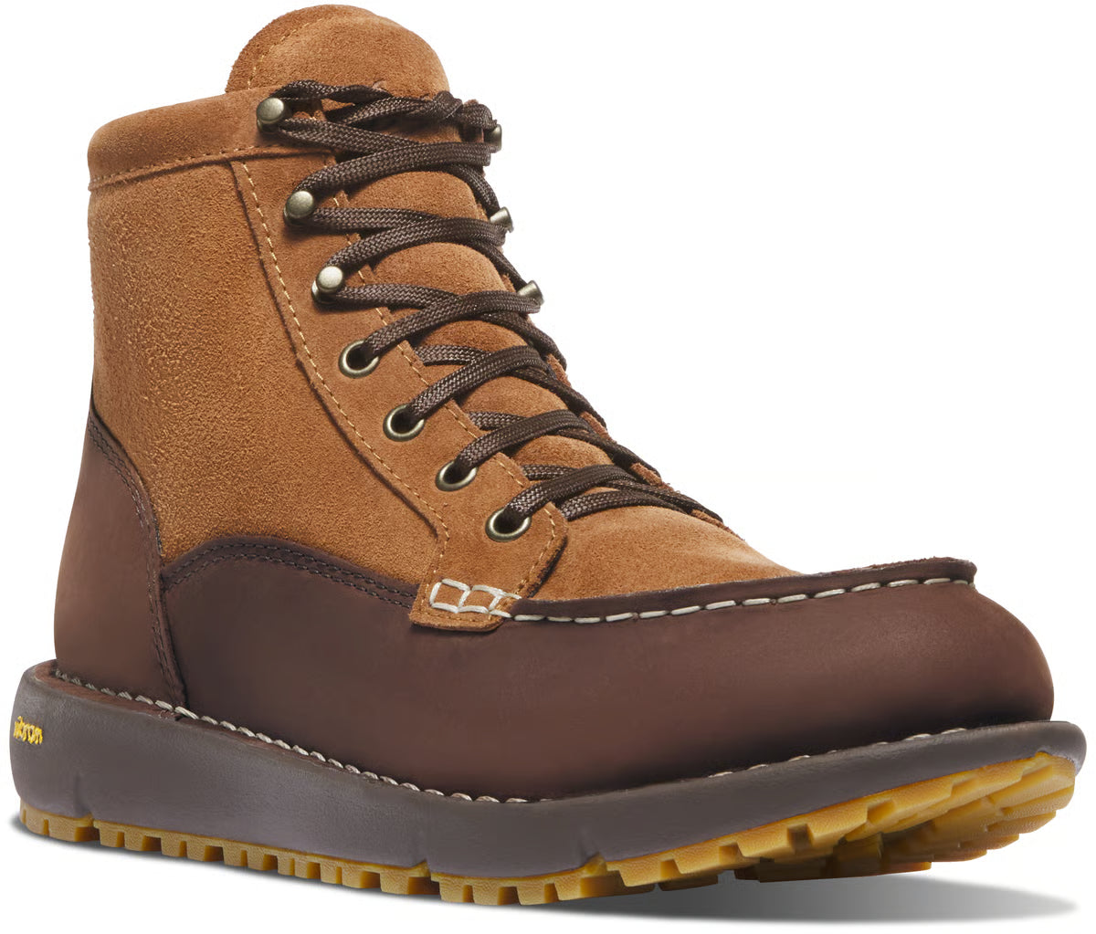 Danner Men's Logger 917 GTX 6" Moc Toe WP Lifestyle Boot- Coffee- 30746 7 / Medium / Coffee Bean/Monk's Robe - Overlook Boots