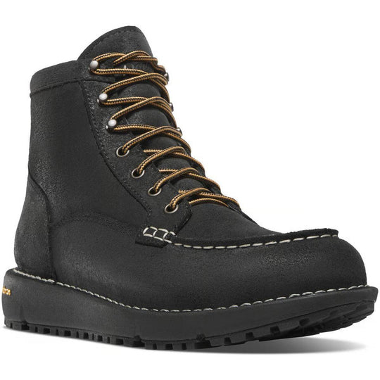 Danner Men's Logger 6" Slip Resistant Lace Up Work Boot - Black- 30748 - Overlook Boots
