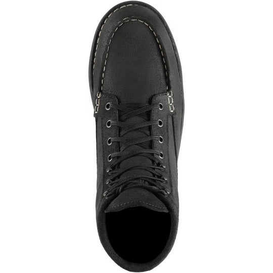 Danner Men's Logger 6" Slip Resistant Lace Up Work Boot - Black- 30748 - Overlook Boots