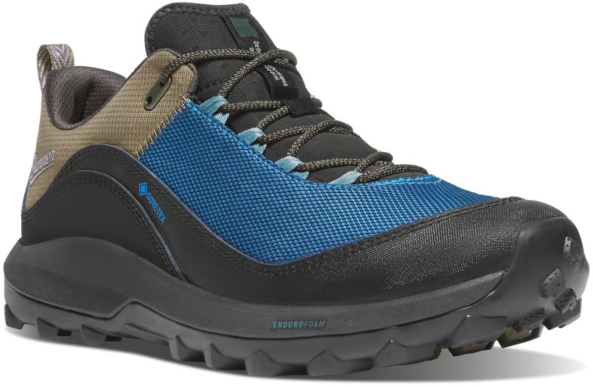 Danner Men's N45 GTX 3" WP Lace Up Hike Boot- Black/Blue- 32847 7 / Medium / Jet Black/Imperial Blue - Overlook Boots