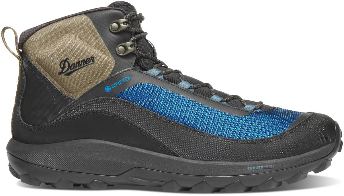 Danner Men's N45 GTX 3" WP Lace Up Hike Boot- Black/Blue- 32882 - Overlook Boots