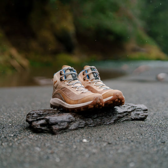 Danner Women's N45 GTX 4.5" Waterproof Lace Up Hike Boot - Dusk - 32883 - lifestyle image - Overlook Boots