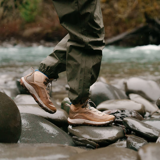 Danner Women's N45 GTX 4.5" Waterproof Lace Up Hike Boot - Dusk - 32883 - lifestyle image - Overlook Boots