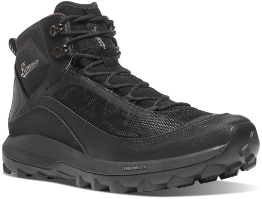 Danner Men's N45 GTX 4.5" Waterproof Lace Up Hike Boot - Black - 32884 - quarter (3/4) view - Overlook Boots