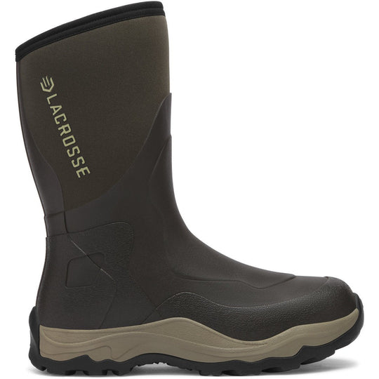 Lacrosse Men's Alpha Agility 12" Waterproof Pull On Field Work Boot -Brown- 336880 6.0 / Medium / Brown - Overlook Boots