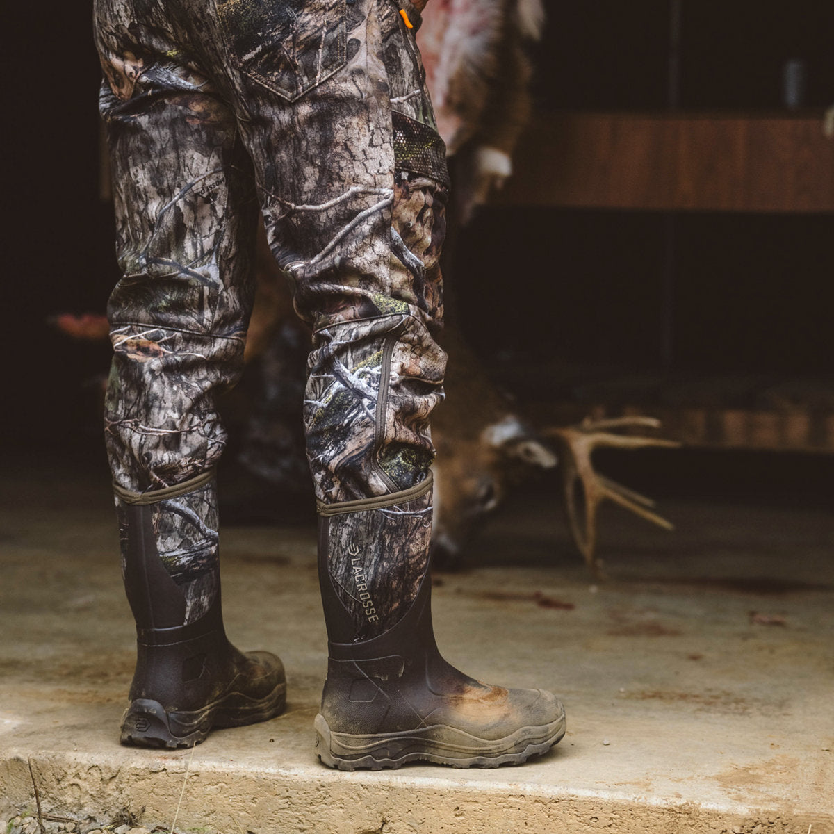 Alpha Agility Rubber Boots Lacrosse Rubber Hunting Boots For Men