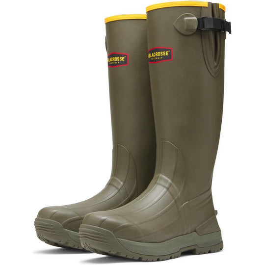 Lacrosse Men's Burly Aero 17" Waterproof Slip On Work Boot- Olive- 344310 - Overlook Boots
