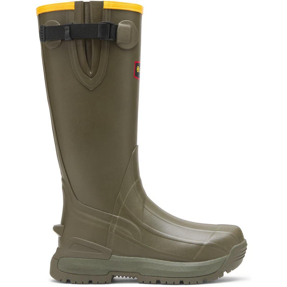 Lacrosse Women's Burly Aero 15" Waterproof Slip On Work Boot- Olive- 344311 5.0 / Medium / Dark Olive - Overlook Boots