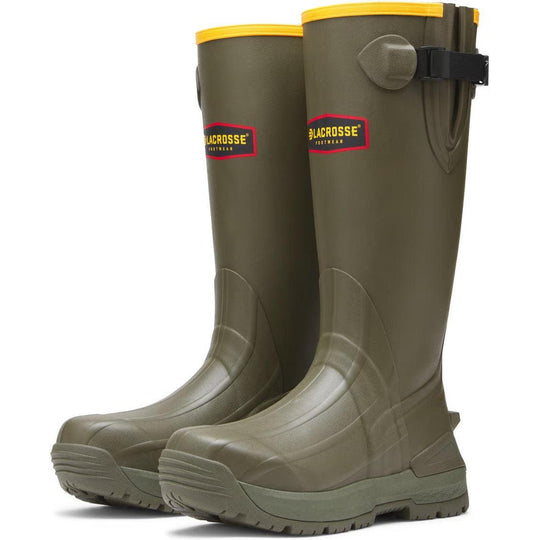 Lacrosse Women's Burly Aero 15" Waterproof Slip On Work Boot- Olive- 344311 - Overlook Boots