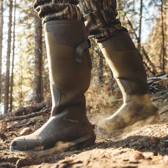LaCrosse Men's Alphaburly Aero 17" Waterproof Hunt Boot - Brown - 377001