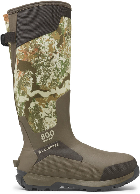 LaCrosse Men's Alphaburly Aero 17" 800G Insulated Waterproof Hunt Boot - Grey - 377002