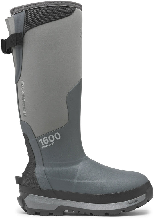 LaCrosse Women's Alphaburly Aero 15" 1600G Ins Waterproof Hunt Boot - Grey - 377007