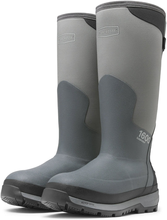 LaCrosse Women's Alphaburly Aero 15" 1600G Ins Waterproof Hunt Boot - Grey - 377007