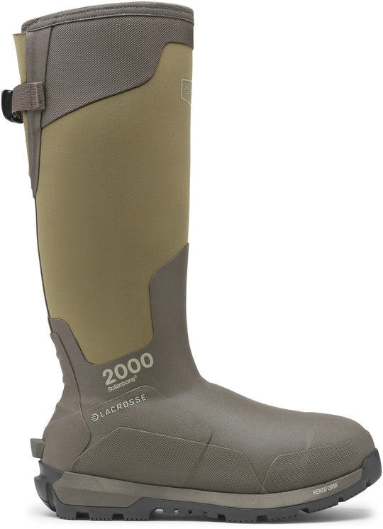 LaCrosse Men's Alphaburly Aero 17" 2000G Ins Waterproof Hunt Boot - Brown - 377008