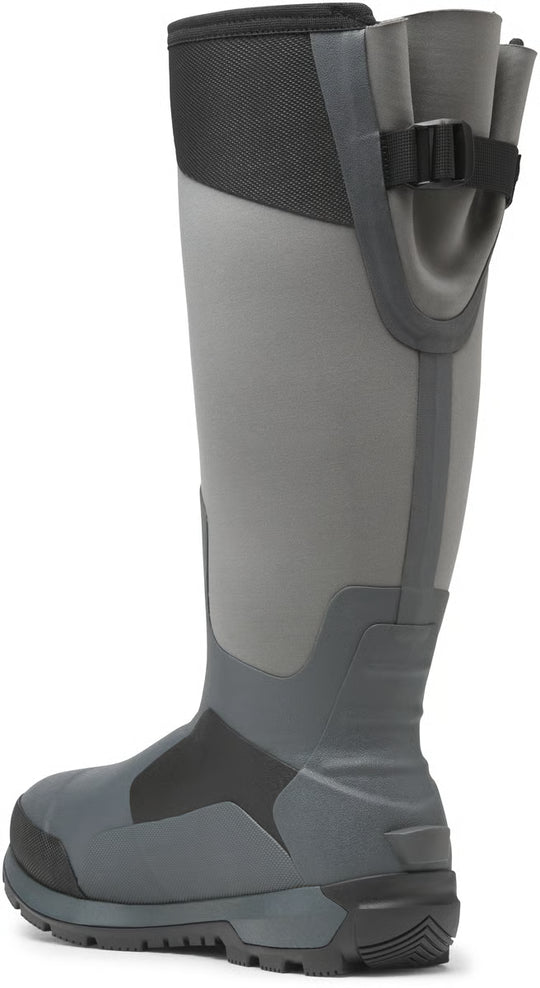 LaCrosse Men's Alphaburly Aero 17" 800G Insulated Rubber Hunt Boot - Grey - 377010 - Overlook Boots