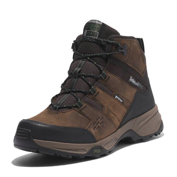 Timberland Pro Men's Switchback Lt Soft Toe WP Hiker Work Boot - Brown - TB0A5U7K214  - Overlook Boots