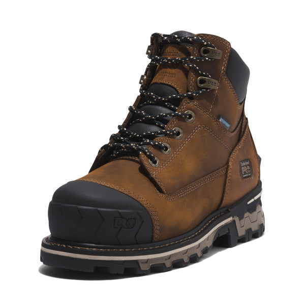 Timberland Pro Women's Boondock 6" Comp Toe WP Work Boot - Brown - TB0A5R9T214  - Overlook Boots