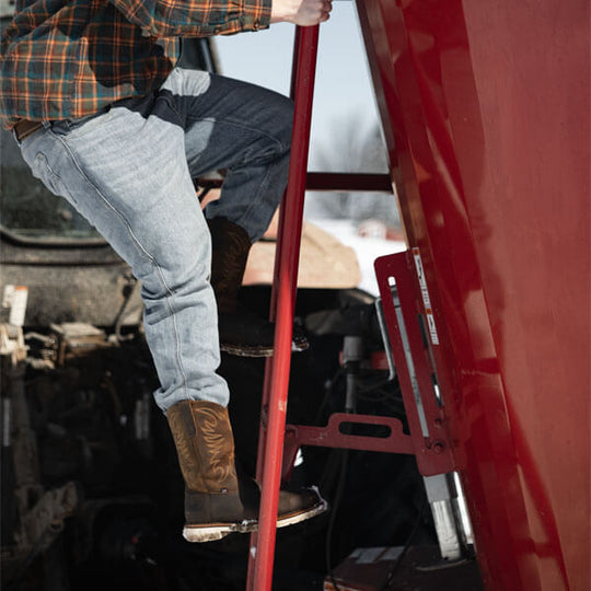 Thorogood American Heritage Bota Vaquera de Trabajo para Hombre, 11 Pulgadas, Punta de Acero, Sin Agujetas, Hecha en EE. UU. - Crazyhorse - 804-4331 - Imagen 6