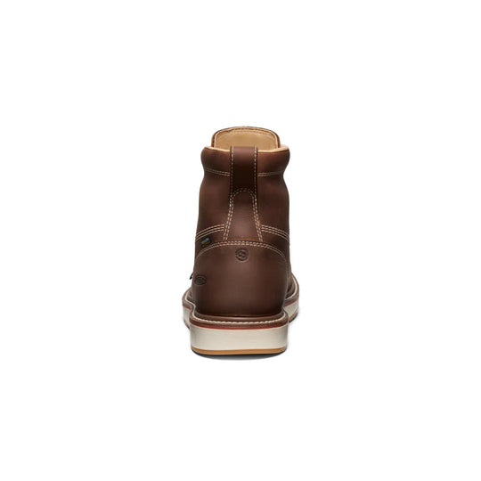Keen Men's Liberty 6" Carbon Toe Waterproof Work Boot- Chestnut- 1030604 - Overlook Boots