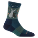 Women's Darn Tough Critter Club Micro Crew Lightweight Hiking Socks - 5001 - 3 PACK Small / Eclipse - Overlook Boots