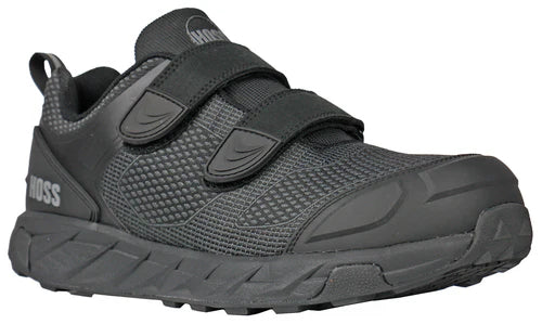 Hoss Men's Buster V Bubba Toe Slip Resistant Work Shoe - Black - 50162 7 / Wide / Black - Overlook Boots