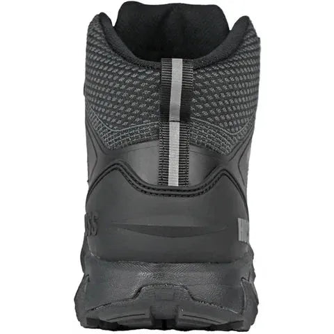 Hoss Men's Buster Hi Comp Toe Waterproof Slip Resistant Work Boot- Black- 50165 - Overlook Boots