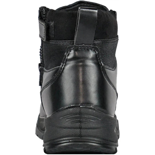 Hoss Men's Watchman 6" Composite Safety Toe Side Zipper Work Shoe - Black 50172 - Overlook Boots