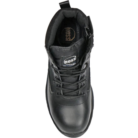 Hoss Men's Watchman 6" Composite Safety Toe Side Zipper Work Shoe - Black 50172 - Overlook Boots